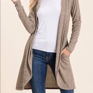 Taupe cardigan